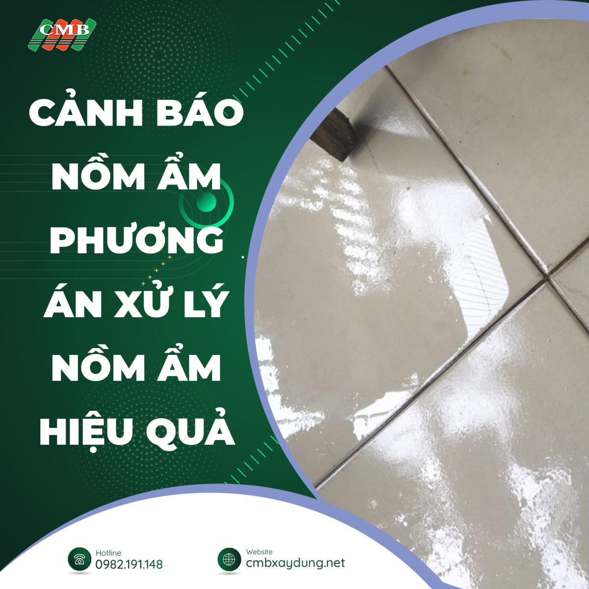 Cảnh báo nồm ẩm - phương án xử lý hiệu quả nồm