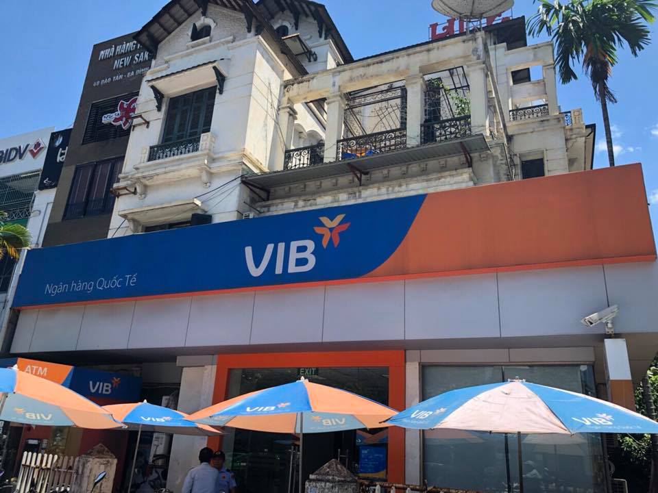 Thiết kế và thi công nội thất ngân hàng chi nhánh VIB Đào Tấn