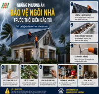 Những Phương Án Bảo Vệ Ngôi Nhà Trước Thời Điểm Bão Tới