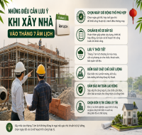 Những điều cần lưu ý khi xây nhà vào tháng 7 âm lịch