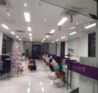 Thiết kế thi công nội thất ngân hàng TPB Mỹ Đình