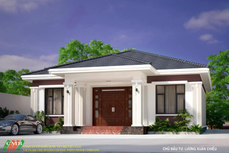 Dự án nhà cấp 4 hiện đại 1 tầng