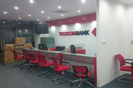 Thiết kế và thi công ngân hàng techcombank