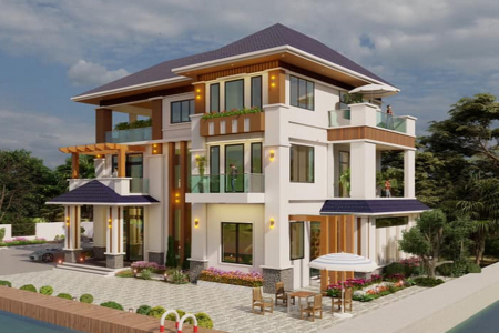 Thi công biệt thự Thanh Oai