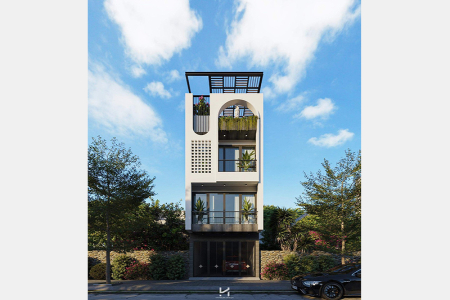 Thi công nhà Phố Mr.Đàm Hoài Đức