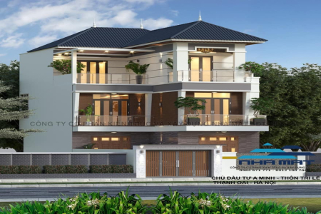 Thi công biệt thự Mr.Hoàng