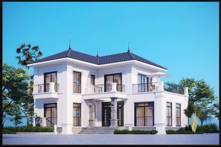 Thi công biệt thự mái Nhật-Mr.Khoa