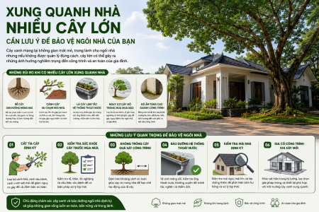Xung Quanh Nhà Có Nhiều Cây Lớn: Những Điều Cần Lưu Ý Để Bảo Vệ Ngôi Nhà Của Bạn