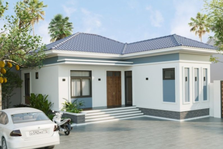 Xây nhà cấp 4 đẹp chi phí dưới 700 triệu