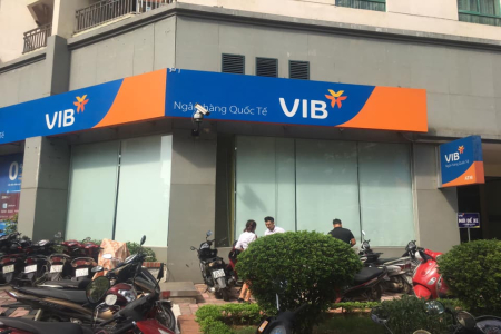 Thiết kế và thi công nội thất ngân hàng chi nhánh VIB Trung Hoà